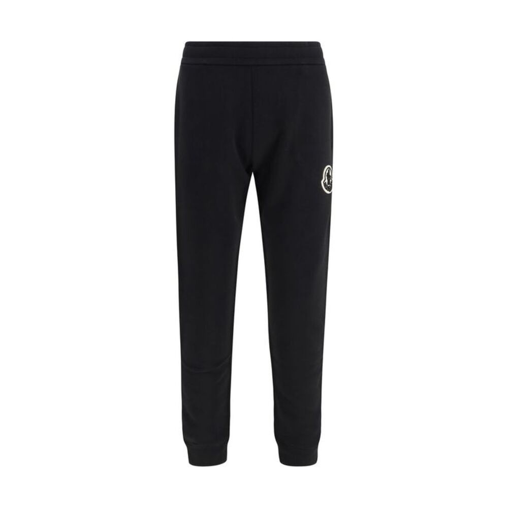 Moncler Black Cotton Athletic Men's Pants